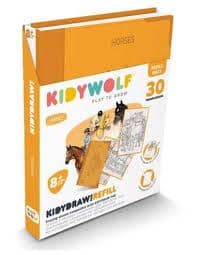 Kidydraw - Tablette lumineuse avec dessins à décalquer - Chevaux