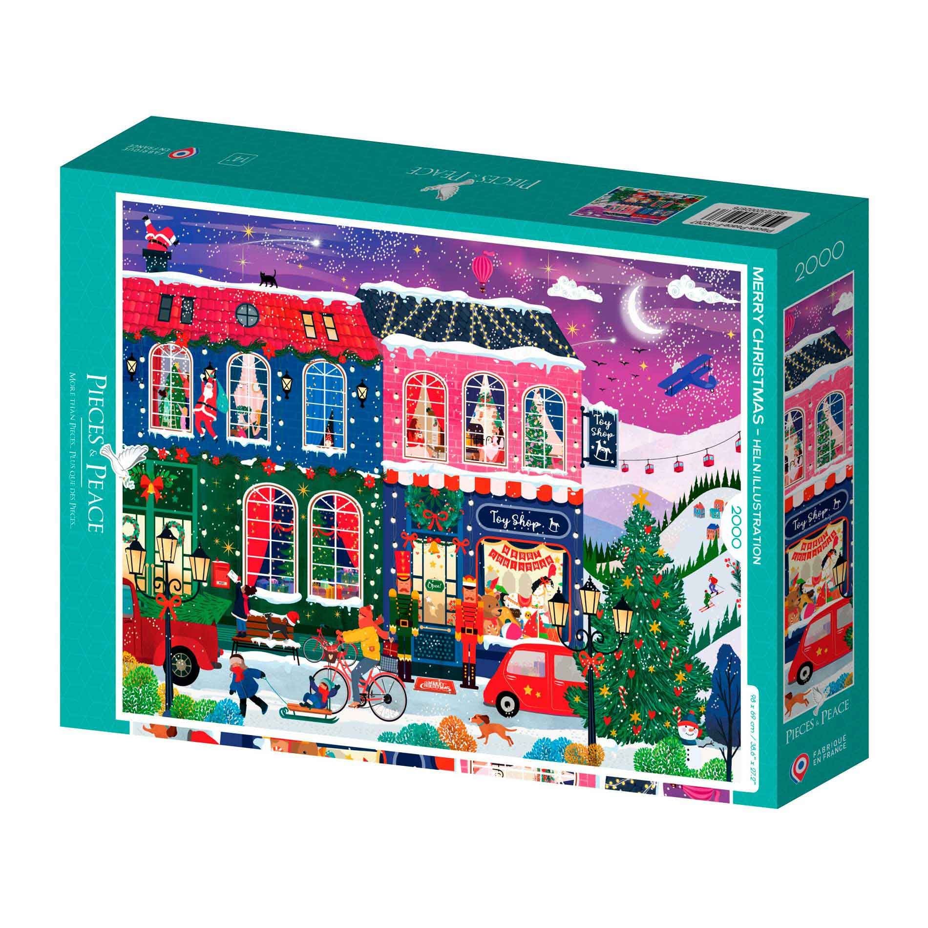 Puzzle Pièces & Peace - 2000pces - Joyeux Noël