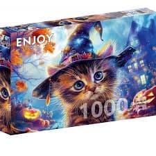 Puzzle Enjoy - 1000pces - Little Witch Cat