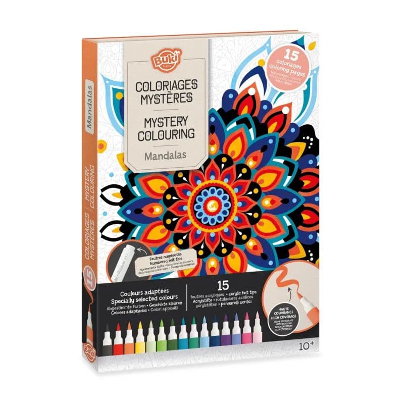Coloriages mystères - Mandalas