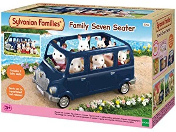 Sylvanian - Voiture Bleue Famille 7 Places