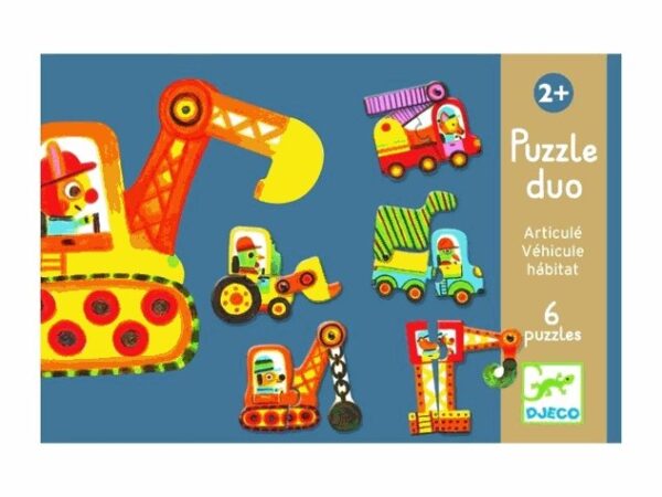 Puzzle duo - véhicules articulos
