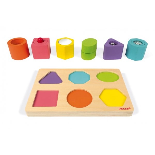 Puzzle 6 cubes sensoriels en bois – Image 2