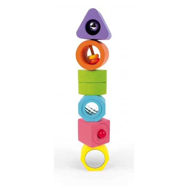 Puzzle 6 cubes sensoriels en bois – Image 3