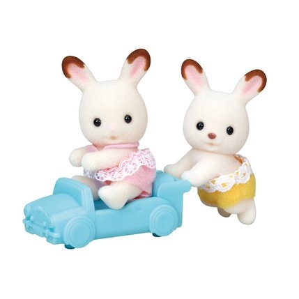 Sylvanian - Jumeaux Lapins Chocolat – Image 3