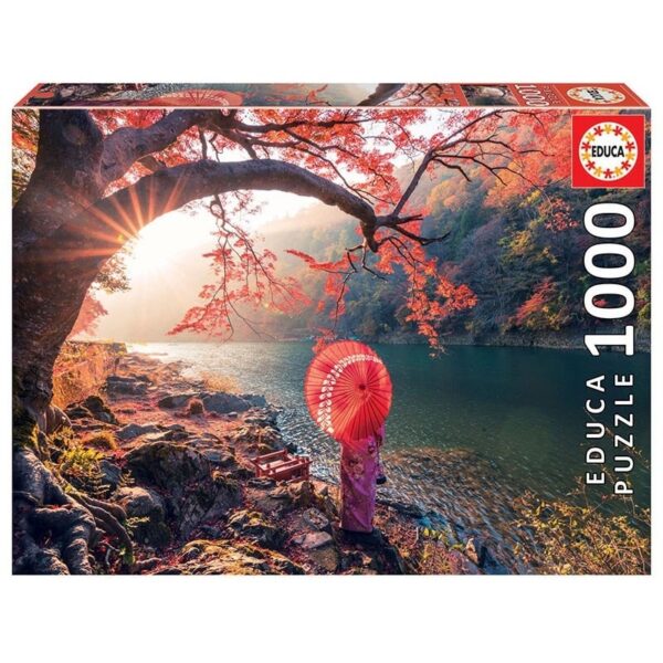Puzzle Educa -1000pièces -  LEVER DE SOLEIL SUR LE FLEUVE