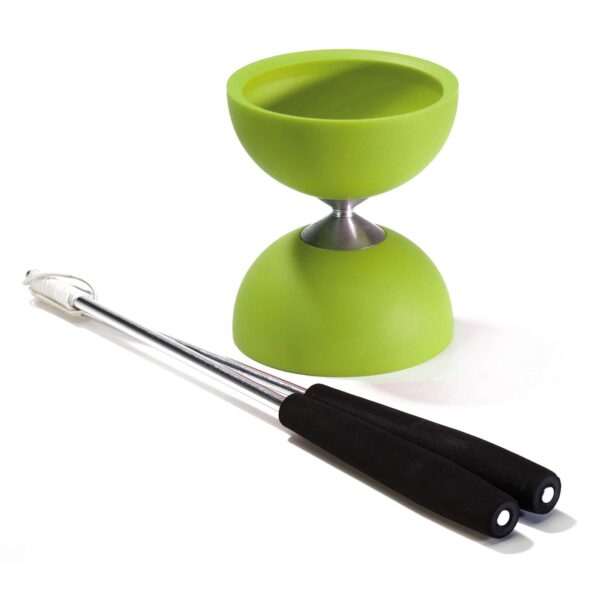 Set Acrobat 105 -  Rubber Diabolo vert