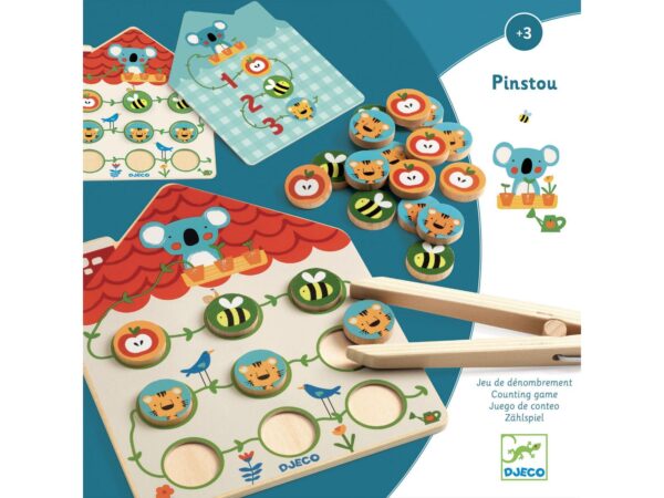 Pinstou - Jeu éducatif en bois