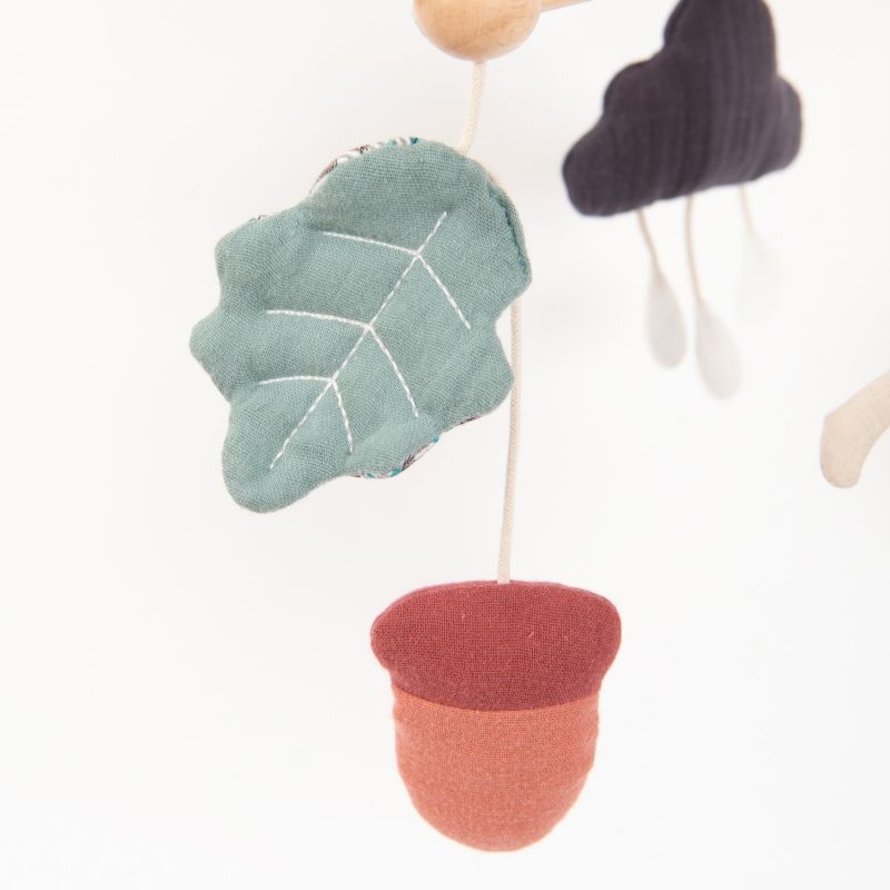 Mobile musical croisillon en bois - Après la pluie – Image 2