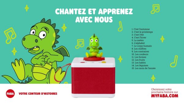 FABA figurine - Chantez et apprenez avec nous