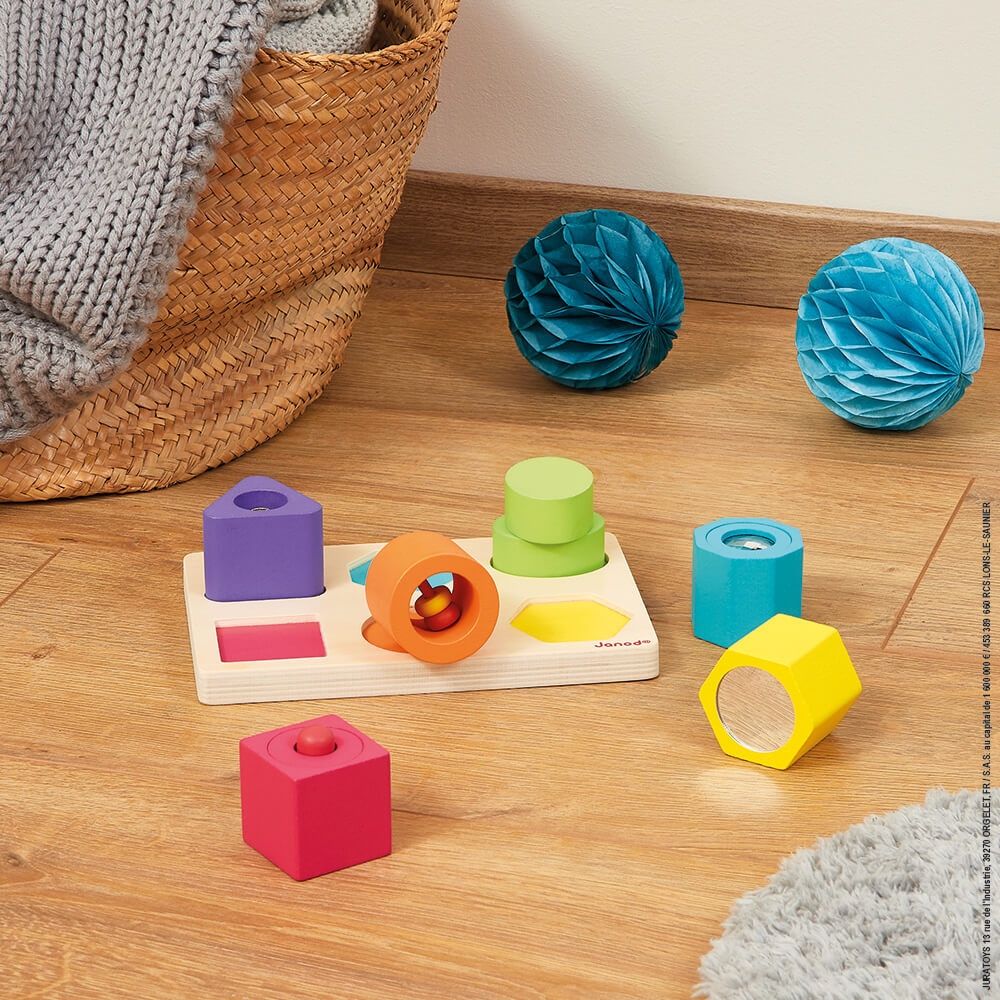 Puzzle 6 cubes sensoriels en bois – Image 5