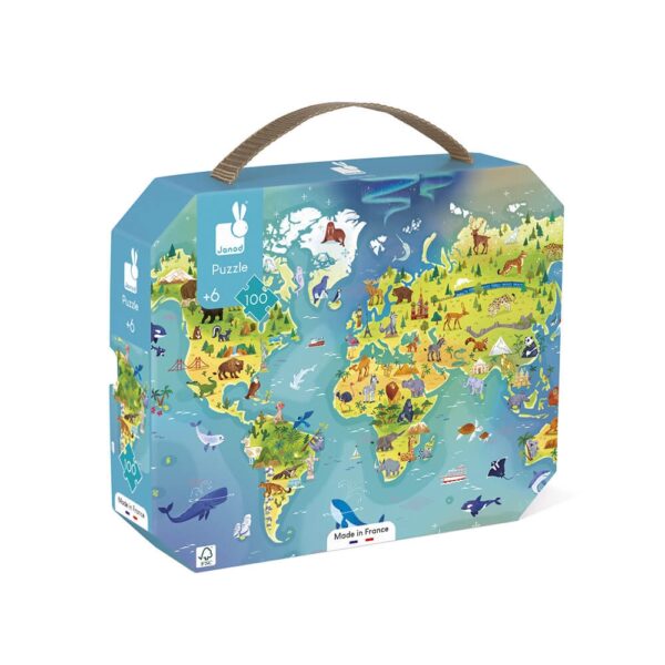 Puzzle 100 pcs - Monde