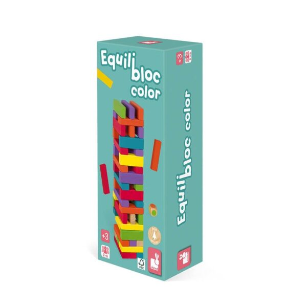 Jeu - Jenga de couleur