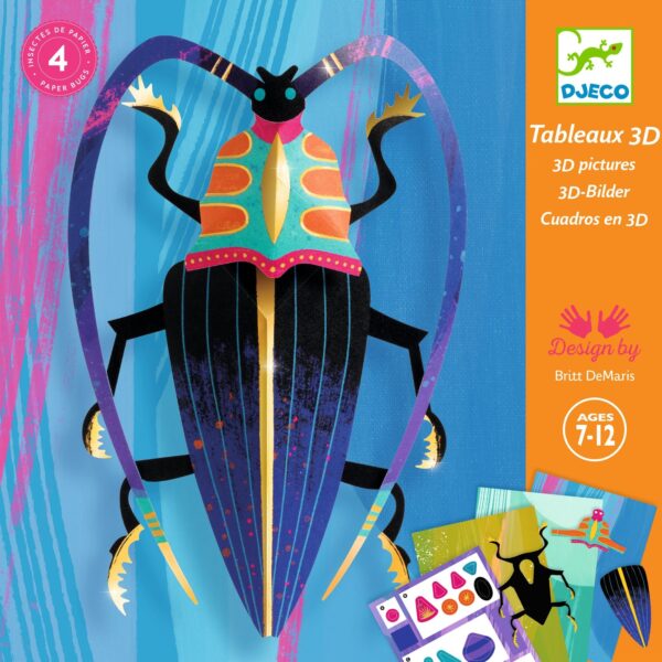 Tableaux 3D paper bugs