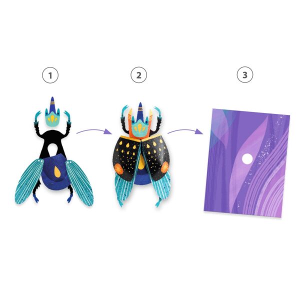 Tableaux 3D paper bugs – Image 4
