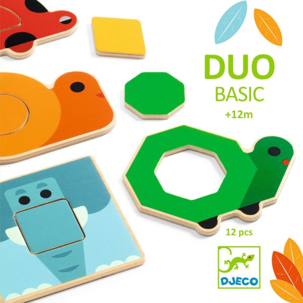 Puzzle en bois - duobasic - à encastrer