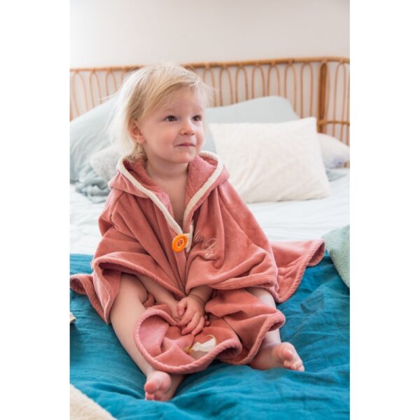 Cape de bain personnalisable - Ecureuil marsala – Image 2