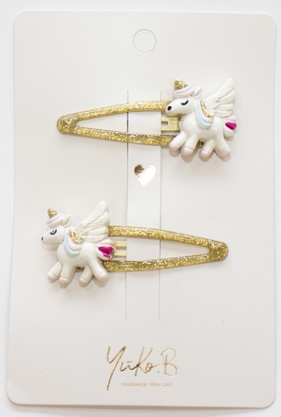 Barrettes - Paire de licornes