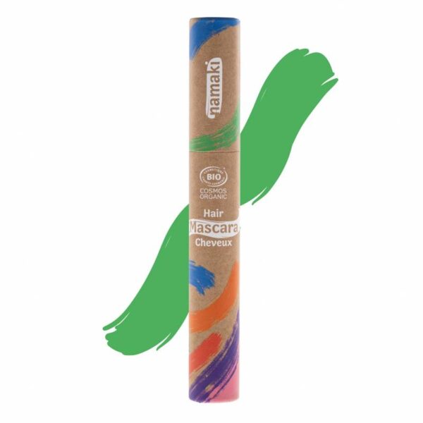 Mascara pour cheveux vert