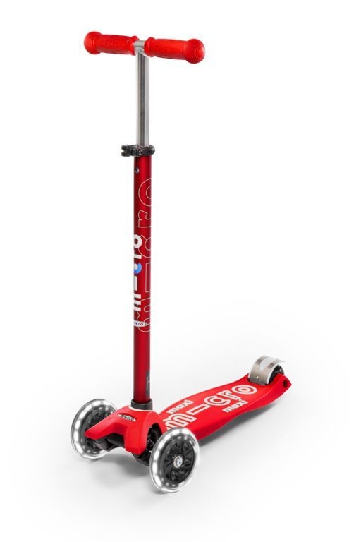 Trottinette Micro - Maxi Micro Deluxe LED Rouge – Image 2