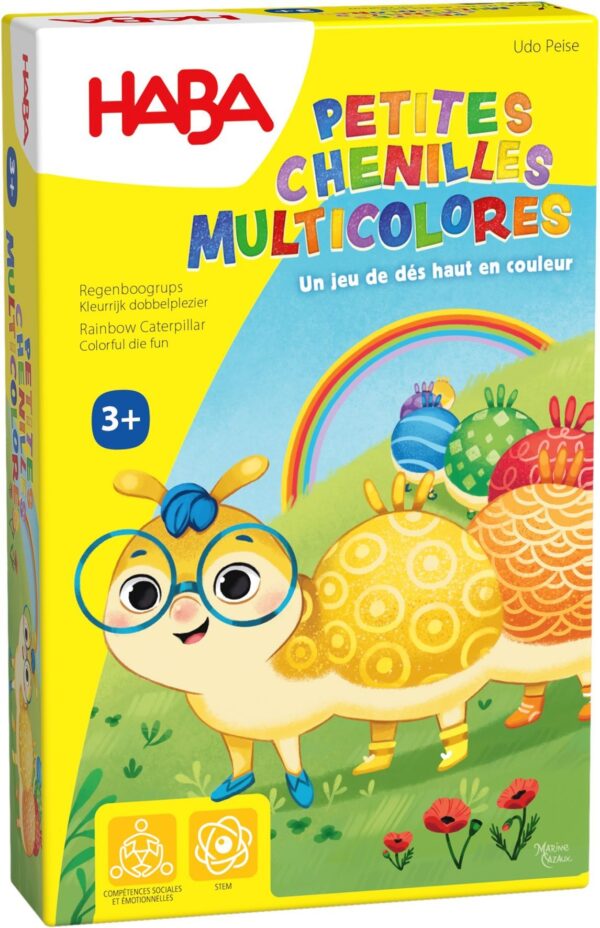 Mes premiers jeux - Petites chenilles multicolores