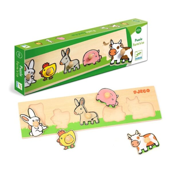 Puzzle en bois - Farm'n'co