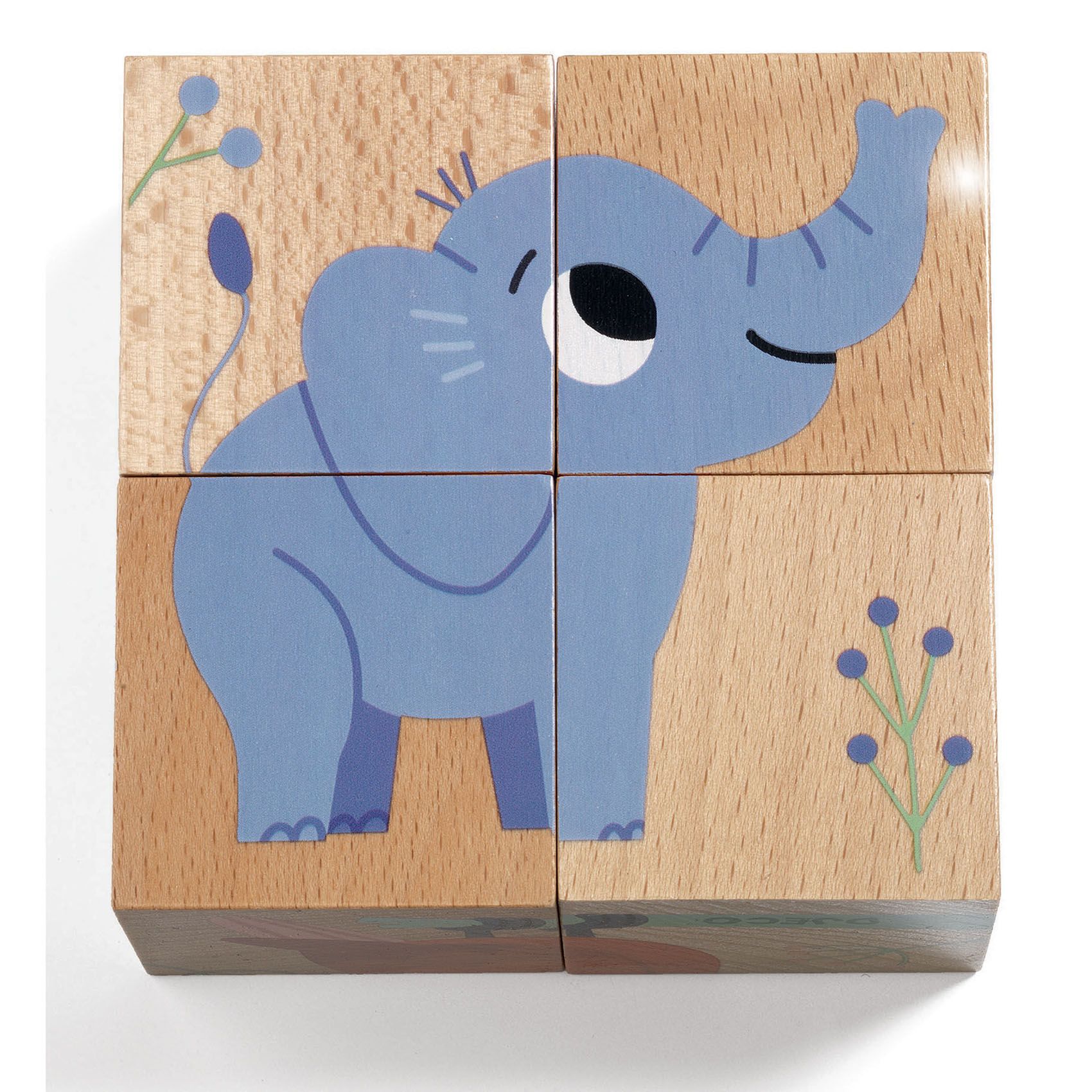Wild & co - 4 cubes en bois – Image 4