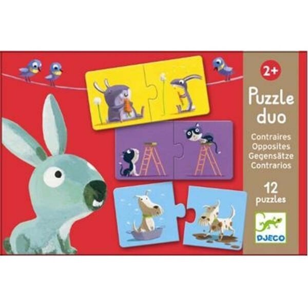 Puzzle duo - les contraires