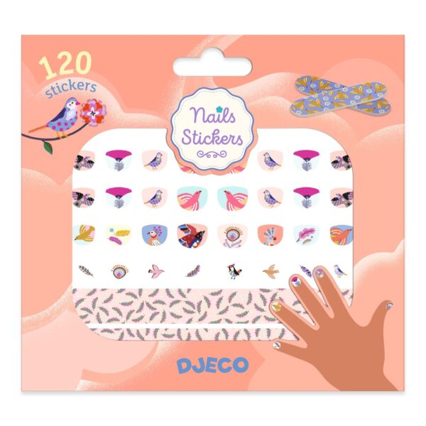 Stickers à ongles - Plumes