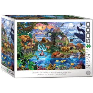 628136658812-puzzle-eurographics---5000-pces--animaux-du-monde