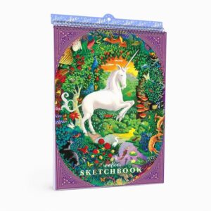 689196509315-carnet-a-spirales-de-feuilles-blanches-a-colorier---licornes
