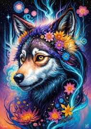 5949194021642-puzzle-enjoy---1000pces---magical-wolf