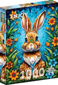 5949194021499-puzzle-enjoy---1000pces---garden-bunny