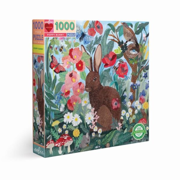 689196511035-puzzle-eeboo---1000pces---lapin-dans-un-jardin