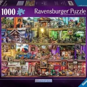 4005555012597-puzzle-ravensburger---1000p---library-of-dogs