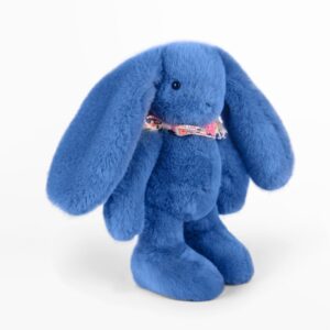 3700335243048-peluche---lapin-fleurette-bleu-35cm