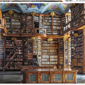 9001890556142-puzzle-piatnik---1000-pieces---bibliotheque-monastere-stflorian-lautriche