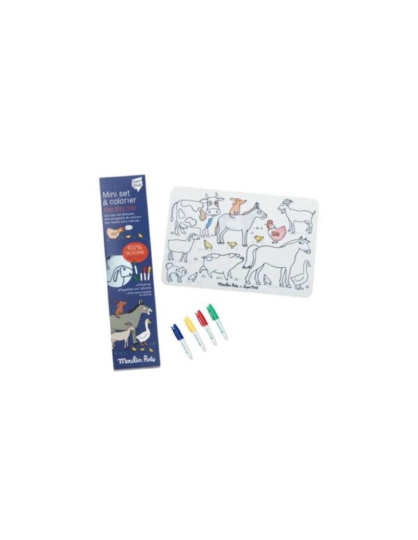 3575677131601-mini-set-en-silicone-a-colorier--4-crayons---aujourdhui-cest-mercredi