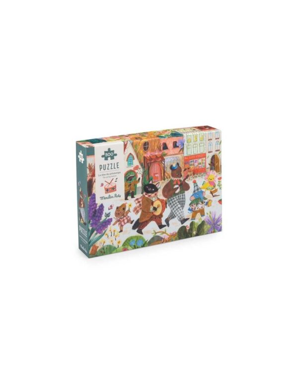 3575676814413-puzzle-la-fete-du-printemps---500-pieces---les-minouchkas