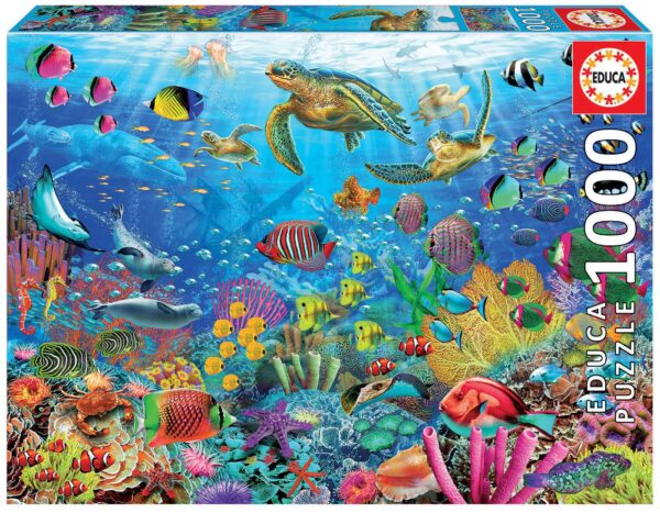 8412668192669-puzzle-educa---1000p---tortues-au-paradis