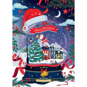 3667232002546-puzzle-pieces--peace---500pces---le-village-enneige-du-pere-noel