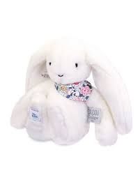 3700335242966-peluche----lapin-fleurette-blanc-25cm
