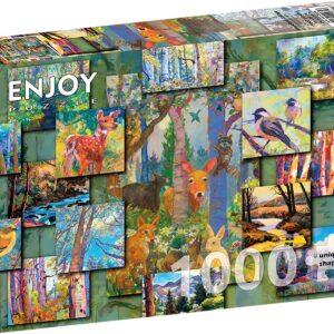 5949194020317-puzzle-enjoy---1000pces---woodland-collage