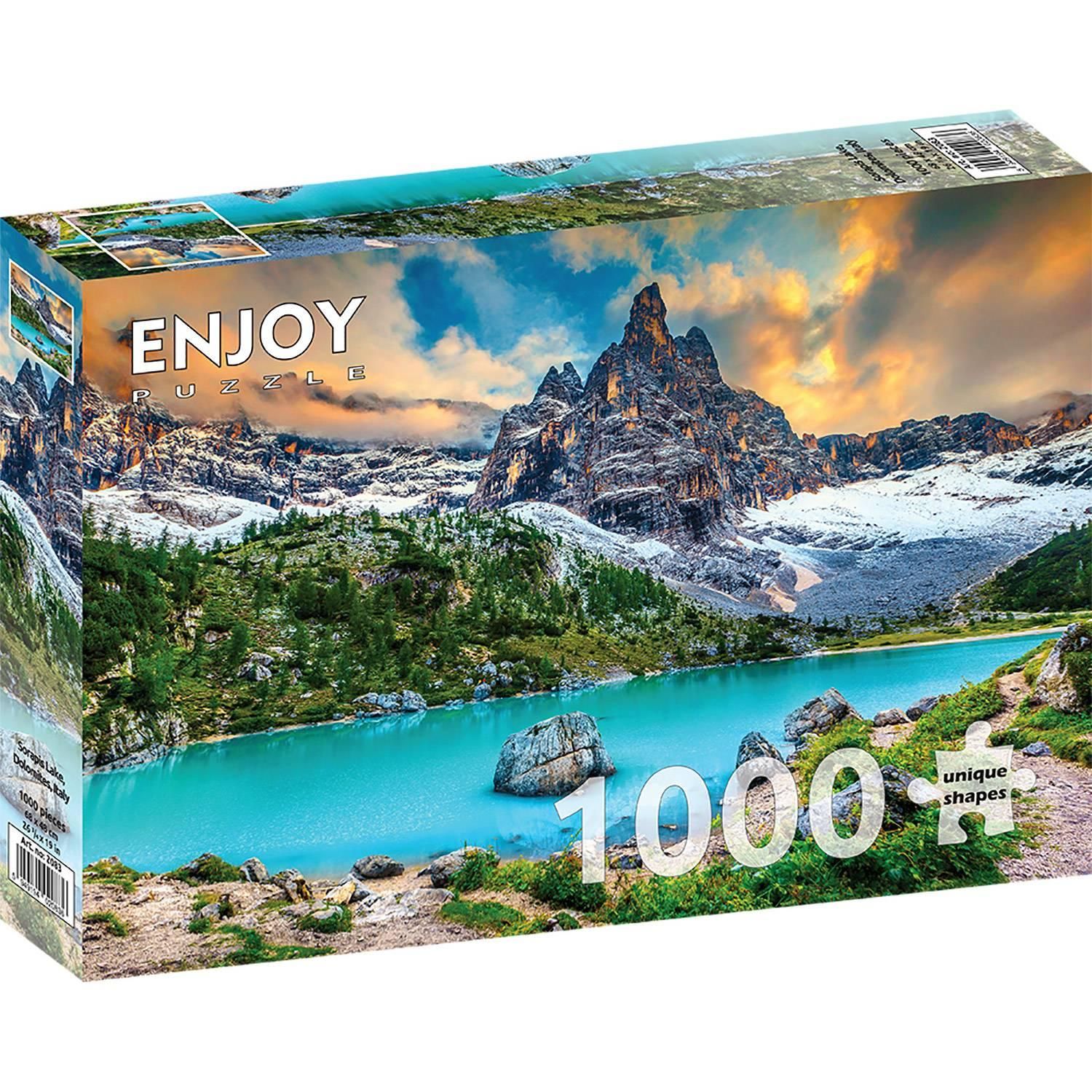 2000004005382-puzzle-enjoy---1000pces---sorapis-lake-dolomites-italy