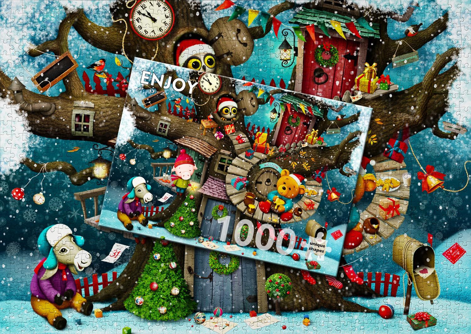 5949194019557-puzzle-enjoy---1000pces---fairy-tale-chrismas