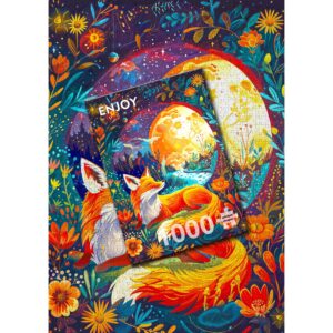 5949194022540-puzzle-enjoy---1000pces---moon-fox