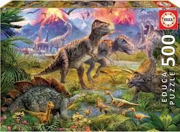 8412668159693-puzzle-educa---500pces---rencontre-entre-dinosaures