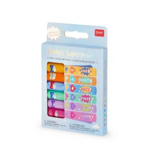 8052694021009-legami---6-mini-surligneurs---teddys-superpower
